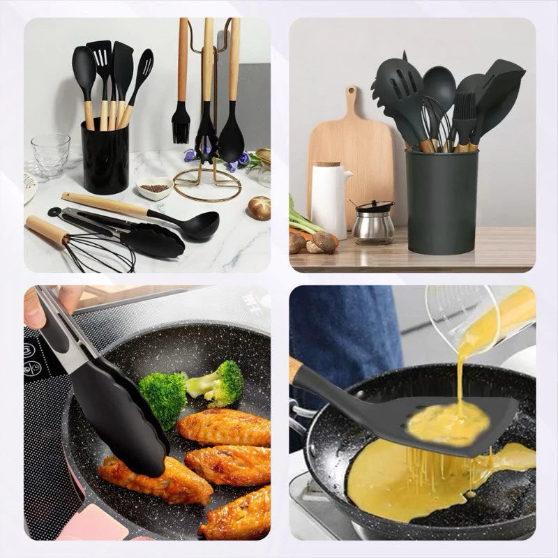 Jogo Cozinha Premium Silicone -GuinexStore