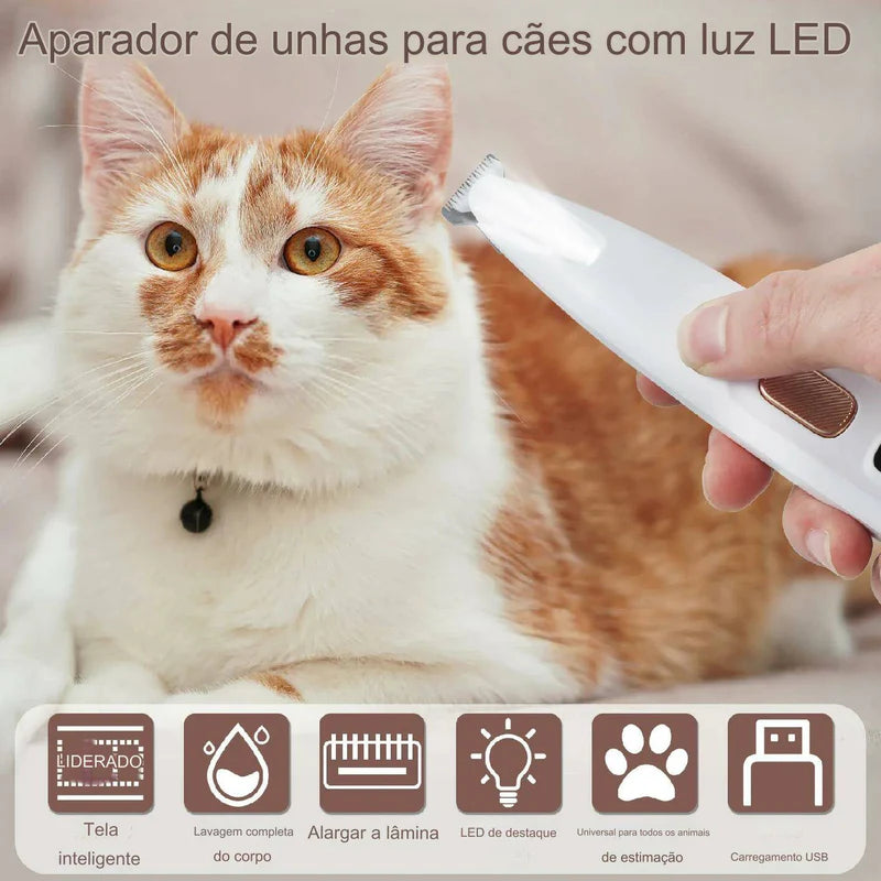 Aparador de Pelos para Animais de Estimação [MICRO PRECISÃO] - GuinexStore